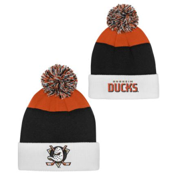 Anaheim Ducks căciula de iarnă pentru copii Essentials Cuffed Knit W Pom