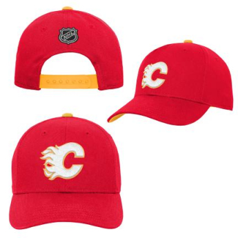 Calgary Flames șapcă de baseball pentru copii Precurved Snap