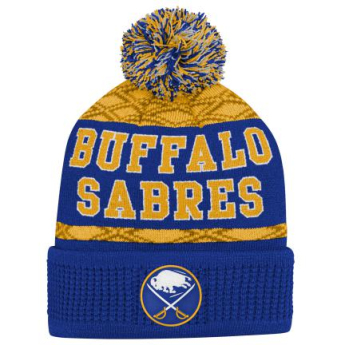 Buffalo Sabres căciula de iarnă pentru copii Puck Pattern Cuffed Pom