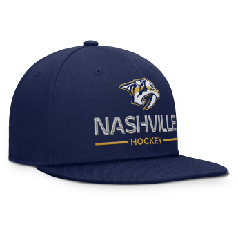 Nashville Predators șapcă flat Authentic Pro A/Cap Flat Brim Square Visor Structured Adjustable