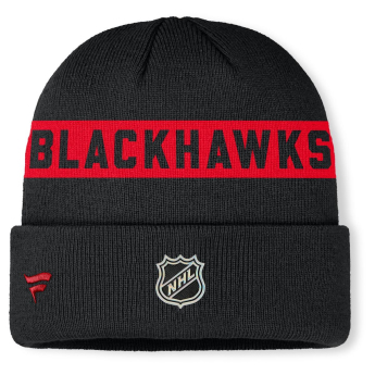 Chicago Blackhawks căciulă de iarnă Authentic Pro A/Cap Cuffed inscription