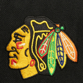 Chicago Blackhawks șapcă flat Cream Script Snapback black
