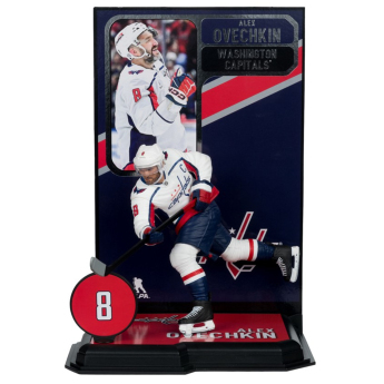 Washington Capitals figurină Alex Ovechkin #8 SportsPicks White Jersey
