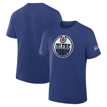 Edmonton Oilers tricou de bărbați Hat Trick blue