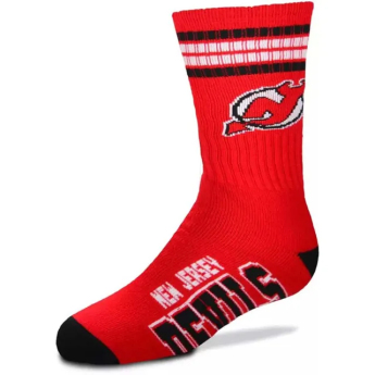New Jersey Devils șosete de copii 4 Stripes Crew