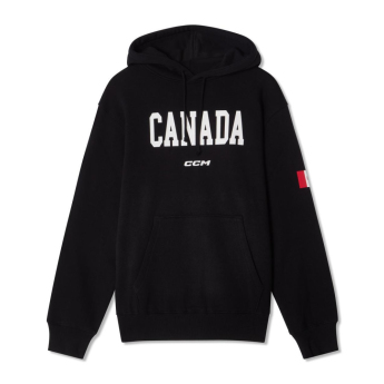 Echipa națională de hochei hanorac de bărbați cu glugă Canada Flag black