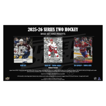 NHL cutii Cărți de hochei NHL 2025-26 Upper Deck Series 2 Tin Box