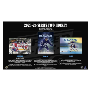 NHL cutii Cărți de hochei NHL 2025-26 Upper Deck Series 2 Tin Box