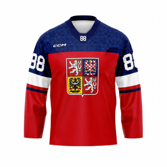 Echipa națională de hochei tricou de hochei Czech republic Olymp 2026 David Pastrňák red