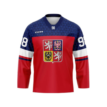 Echipa națională de hochei tricou de hochei Czech republic Olymp 2026 Martin Nečas red