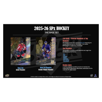 NHL cutii Cărți de hochei NHL 2025-26 Upper Deck SPx Hockey Hobby Box