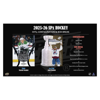 NHL cutii Cărți de hochei NHL 2025-26 Upper Deck SPx Hockey Hobby Box
