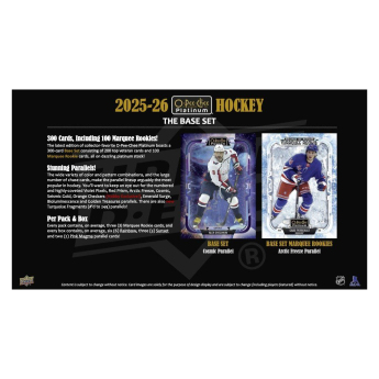 NHL cutii Cărți de hochei NHL 2025-26 Upper Deck O-Pee-Chee Platinum Hobby Box