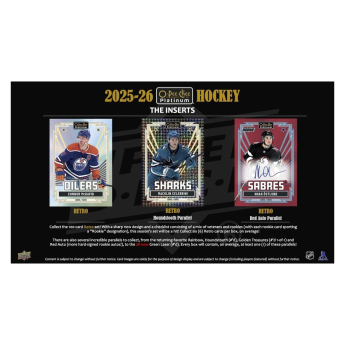 NHL cutii Cărți de hochei NHL 2025-26 Upper Deck O-Pee-Chee Platinum Hobby Box