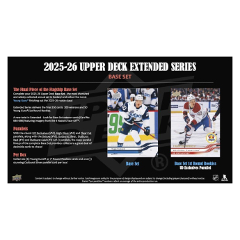 NHL cutii Cărți de hochei NHL 2025-26 Upper Deck Extended Series Hobby box