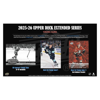 NHL cutii Cărți de hochei NHL 2025-26 Upper Deck Extended Series Hobby box