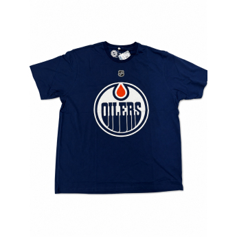 Edmonton Oilers tricou de bărbați NHL Iconic Name & Number Graphic