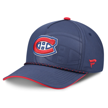 Montreal Canadiens șapcă de baseball NHL Fanatics Navy On Stage Podium Draft A-Frame Adjustable