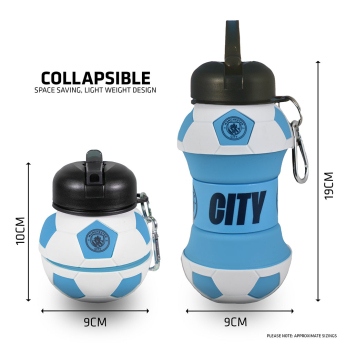 Manchester City sticlă de băut Collapsible Football Drinks Bottle