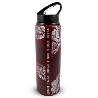 Aston Villa sticlă de băut HD Printed Aluminium Drinks Bottle