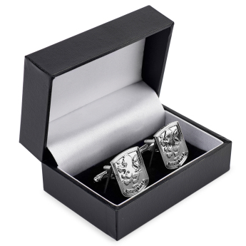 Aston Villa butoni Silver Plated Formed Cufflinks
