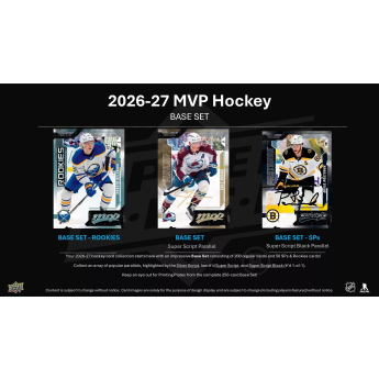 NHL produse Cărți de hochei NHL 2026-27 Upper Deck MVP Hockey Hobby Box