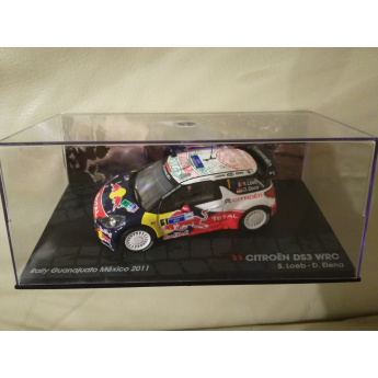 Modele auto și moto model 1/43 Citroen DS3 WRC Red Bull S. Loeb Winner Rally Mexico 2011