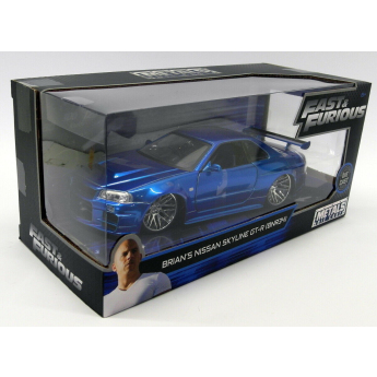 Modele auto și moto model 1/24 Fast & Furious Nissan Skyline GT-R34 - Brian´s
