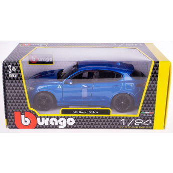 Modele auto și moto model 1/24 Alfa Romeo Stelvio Q4 Quadrifoglio blue
