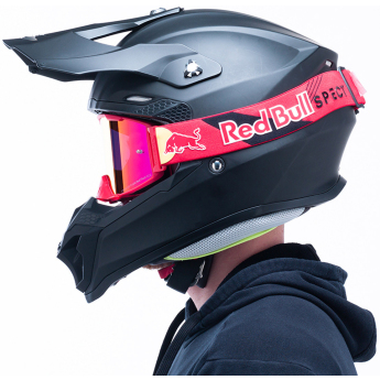 Red Bull Racing ochelari de motocross STRIVE S red with red lenses