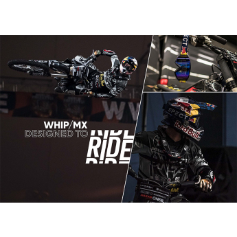 Red Bull Racing ochelari de motocross WHIP, white with clear glass