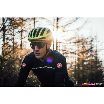 Red Bull Racing ochelari de soare DASH Matte Gray with Green-Gold Glass
