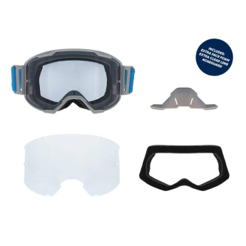 Red Bull Racing ochelari de motocross STRIVE S, gray with smoked glass
