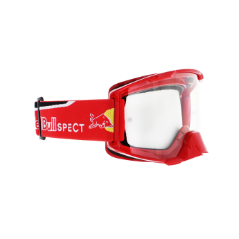 Red Bull Racing ochelari de motocross STRIVE red with clear glass