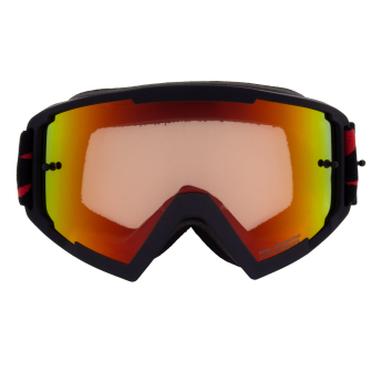 Red Bull Racing ochelari de motocross WHIP, black with red and yellow lenses