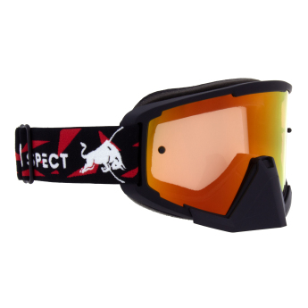 Red Bull Racing ochelari de motocross WHIP, black with red and yellow lenses
