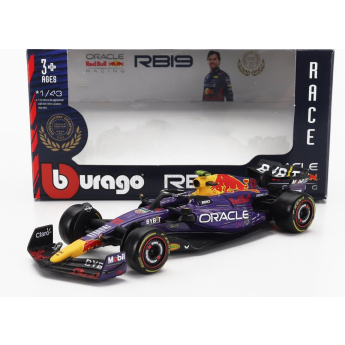 Modele auto și moto model 1/43 Red Bull F1 RB19 BBurago Sergio Perez #11 2023 SE Las Vegas GP