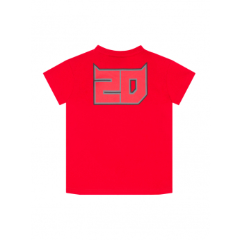 Fabio Quartararo tricou de copii red 2026