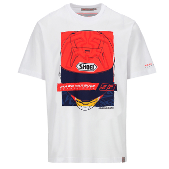 Marc Marquez tricou de bărbați Season Helmet white 2026