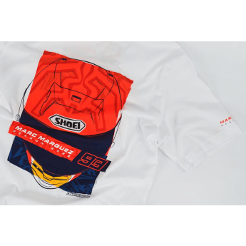 Marc Marquez tricou de bărbați Season Helmet white 2026