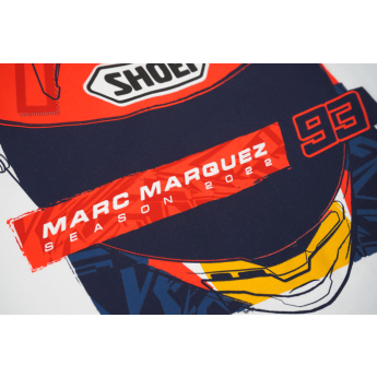 Marc Marquez tricou de bărbați Season Helmet white 2026
