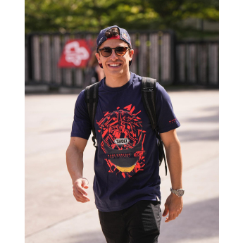Marc Marquez tricou de bărbați Test Helmet dark blue 2026