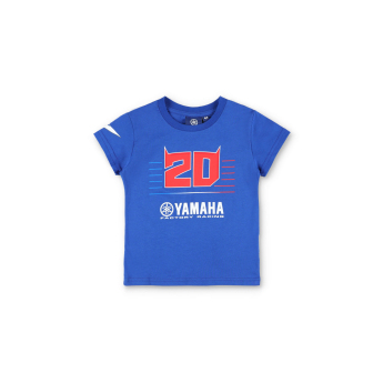 Fabio Quartararo tricou de copii MotoGP Logo blue 2026