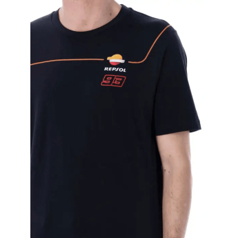 Marc Marquez tricou de bărbați small logo 93 dark blue 2026