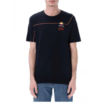 Marc Marquez tricou de bărbați small logo 93 dark blue 2026
