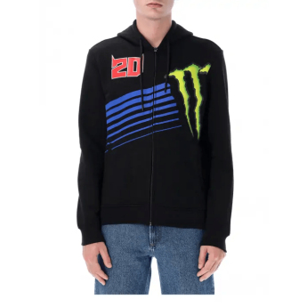 Fabio Quartararo hanorac de bărbați MotoGP Monster Energy Black - M 2026