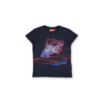 Marc Marquez tricou de copii Motorbike dark blue - ages 6–7 2026
