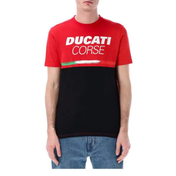 Ducati Corse tricou de bărbați tricolor 2026
