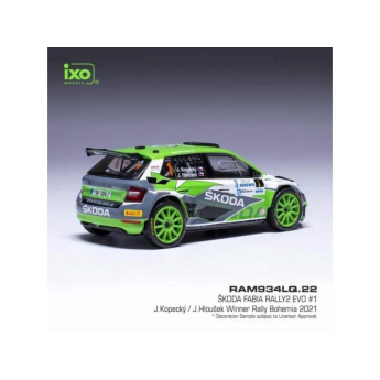 Modele auto și moto model 1/43 Škoda Fabia Rally2 EVO - Rally Bohemia 2021 #1 Kopecky