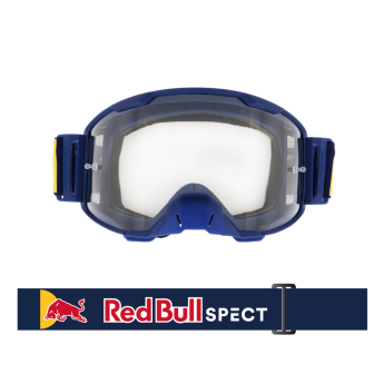 Red Bull Racing ochelari de motocross STRIVE S, dark blue with clear glass